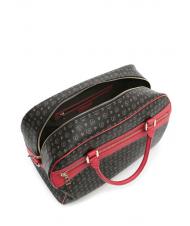 POLLINI HERITAGE TRAVEL Sac de sport avec bandouli&egrave;re laque noire - Sacs de voyage - 4