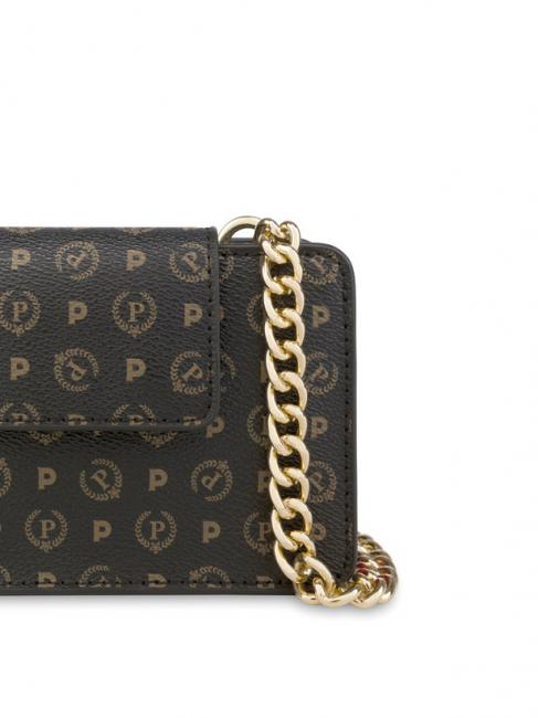 HERITAGE CLASSIC Pochette avec bandouli&egrave;re laque noire - Sacs pour Femme