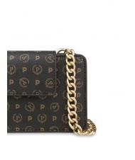 POLLINI HERITAGE CLASSIC Pochette avec bandouli&egrave;re laque noire - Sacs pour Femme - 4