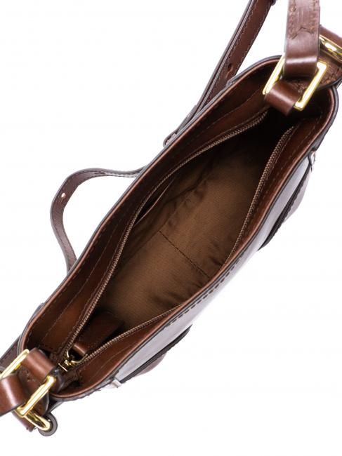 MATILDE Mini sac à bandoulière en cuir MARRON - Sacs pour Femme