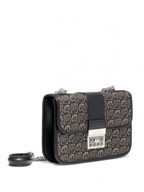 MONOGRAM Mini sac à bandoulière en tissu jacquard NOIR / MULTI - Sacs pour Femme