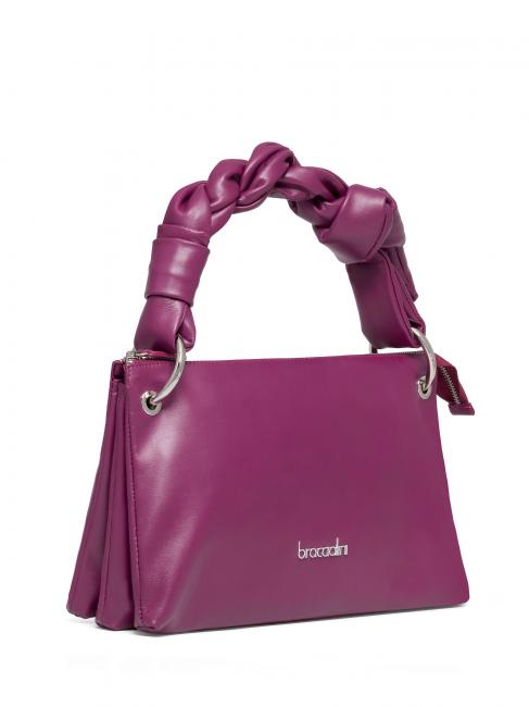 CHARLIZE Sac bandouli&egrave;re en cuir prune - Sacs pour Femme