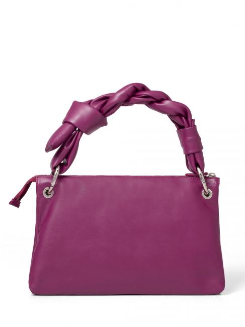CHARLIZE Sac bandouli&egrave;re en cuir prune - Sacs pour Femme