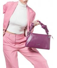 BRACCIALINI CHARLIZE Sac bandouli&egrave;re en cuir prune - Sacs pour Femme - 4