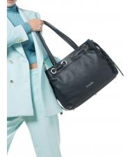 BRACCIALINI MARGOT Sac bandouli&egrave;re en cuir Noir - Sacs pour Femme - 4