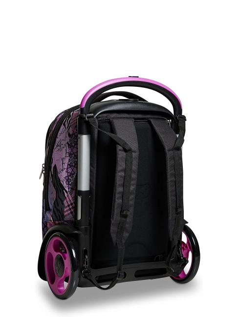 TYRE ROSEGROWE GIRL Sac &agrave; dos &agrave; roulettes amovible Noir - Sacs &agrave; dos &agrave; roulettes