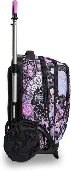 TYRE ROSEGROWE GIRL Sac &agrave; dos &agrave; roulettes amovible Noir - Sacs &agrave; dos &agrave; roulettes