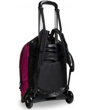INVICTA NEW WAY NEW PLUG Plain Sac &agrave; dos &agrave; roulettes, amovible festival fuchsia - Sacs &agrave; dos &agrave; roulettes - 3