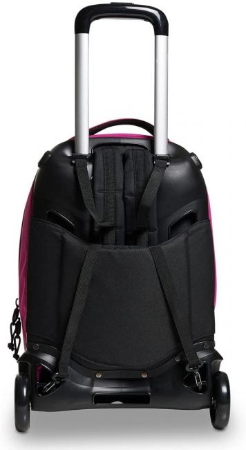 NEW WAY NEW PLUG Plain Sac &agrave; dos &agrave; roulettes, amovible festival fuchsia - Sacs &agrave; dos &agrave; roulettes