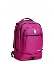 INVICTA NEW WAY NEW PLUG Plain Sac &agrave; dos &agrave; roulettes, amovible festival fuchsia - Sacs &agrave; dos &agrave; roulettes - 5