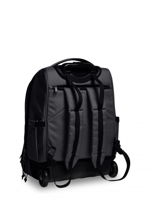 NEW WAY NEW BUMP Plain Sac &agrave; dos &agrave; roulettes 2 en 1 Noir - Sacs &agrave; dos &agrave; roulettes