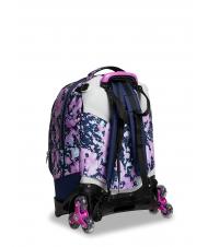 SEVEN DRAWINGPIN GIRL JACK Sac &agrave; dos avec trolley d&eacute;tachable, triple roulettes Bluedeep - Sacs &agrave; dos &agrave; roulettes - 2