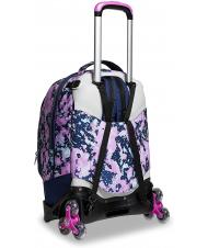 SEVEN DRAWINGPIN GIRL JACK Sac &agrave; dos avec trolley d&eacute;tachable, triple roulettes Bluedeep - Sacs &agrave; dos &agrave; roulettes - 4