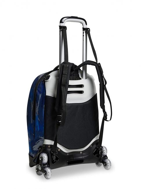 7.1 JACK Crafter Boy Sac &agrave; dos Trolley &agrave; triple roue, amovible Bluedeep - Sacs &agrave; dos &agrave; roulettes