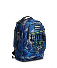 SEVEN 7.1 JACK Crafter Boy Sac &agrave; dos Trolley &agrave; triple roue, amovible Bluedeep - Sacs &agrave; dos &agrave; roulettes - 6
