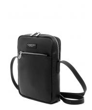 SPALDING TOURIST Sac en cuir noir - Sacs en Bandouli&egrave;res pour Homme - 2