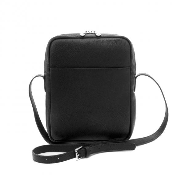 TOURIST Sac en cuir noir - Sacs en Bandouli&egrave;res pour Homme