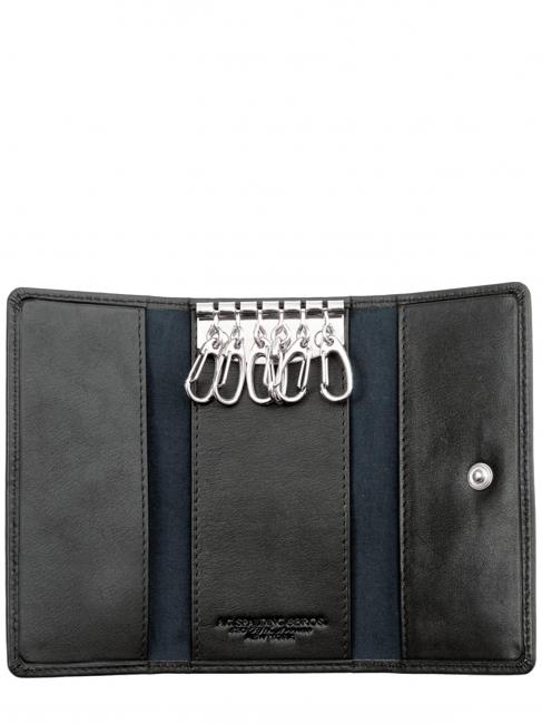 WASHINGTON &Eacute;tui &agrave; cl&eacute;s en cuir noir - Porte-cl&eacute;s