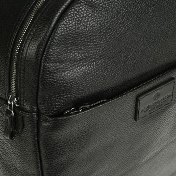 VERMONT Sac &agrave; dos pour ordinateur portable 13", en cuir noir - Sacs &agrave; dos pour ordinateur portable