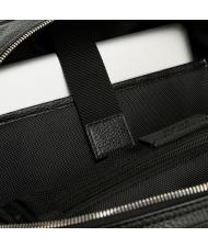 SPALDING VERMONT Sac &agrave; dos pour ordinateur portable 13", en cuir noir - Sacs &agrave; dos pour ordinateur portable - 4