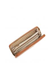 GUESS LAUREL Portefeuille zipp&eacute; cognac l&eacute;ger - Portefeuilles Femme - 2