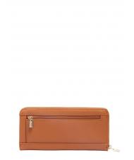 GUESS LAUREL Portefeuille zipp&eacute; cognac l&eacute;ger - Portefeuilles Femme - 3
