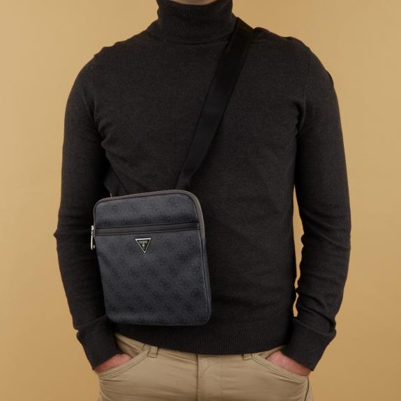 VEZZOLA Smart Sac plat NOIR - Sacs en Bandoulières pour Homme