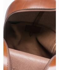 THE BRIDGE LORENZO Sac à dos en cuir pour PC 14" Marron / Palladium - Sacs à dos pour ordinateur portable - 5