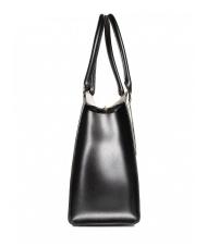 FURLA DORIS L Cabas en cuir de veau souple double avion Noir - Sacs pour Femme - 3