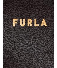 FURLA DORIS L Cabas en cuir de veau souple double avion Noir - Sacs pour Femme - 4