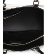 FURLA DORIS L Cabas en cuir de veau souple double avion Noir - Sacs pour Femme - 5