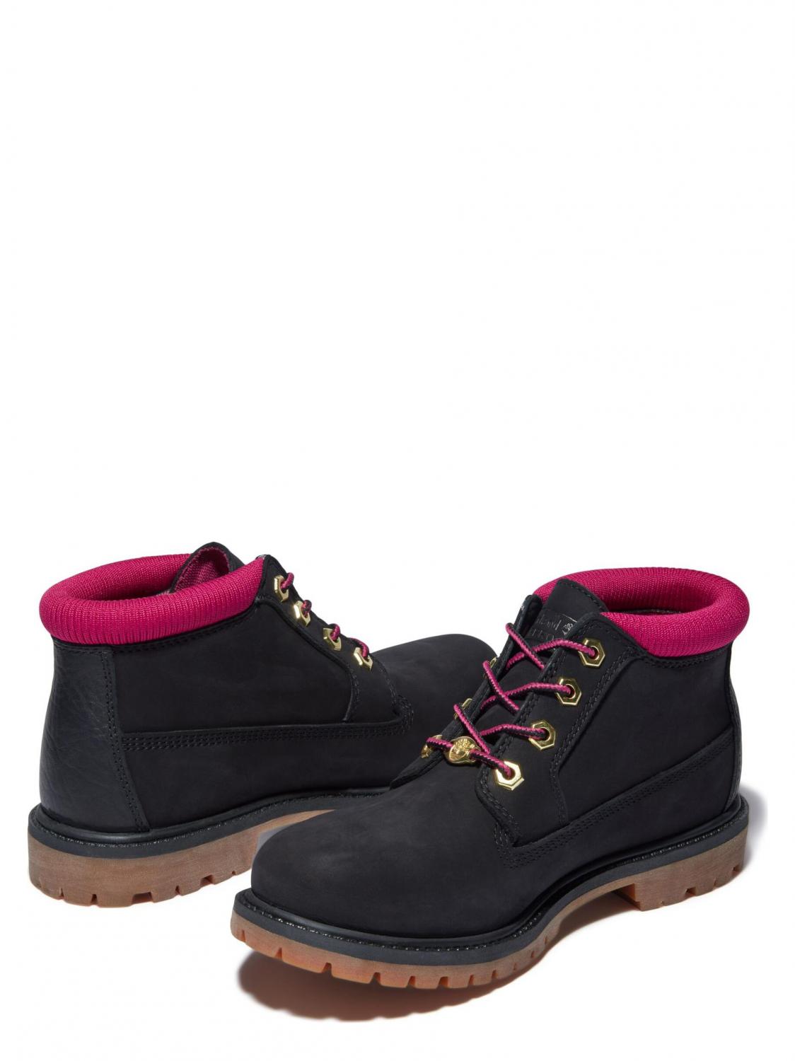 Timberland Nellie Chukka Bottes En Cuir Noir - Achetez À Prix Outlet!