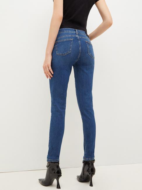 B.UP DIVINE H.W. Jeans skinny femme den.blue dk.adorab.w - Jeans