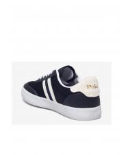 RALPH LAUREN CORT VLC Basket blanc / marine / cr&egrave;me - Chaussures Homme - 3
