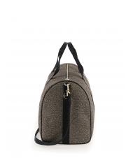 BORBONESE ECO LINE  Sac moyen avec bandoulière OP / NATUREL / NOIR - Sacs de voyage - 3