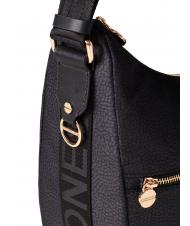 BORBONESE BORBONAIS Sac Hobo LUNA, moyen noir foncé - Sacs pour Femme - 3