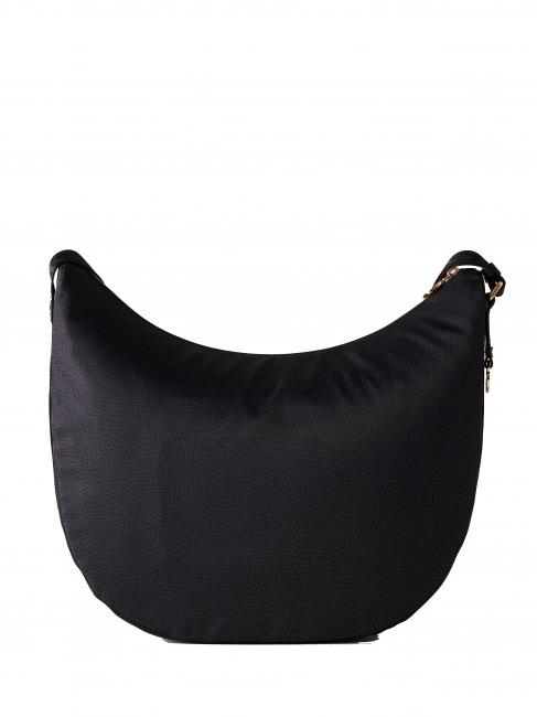 BORBONAIS Sac Hobo LUNA, moyen noir foncé - Sacs pour Femme