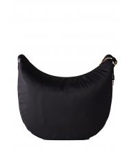 BORBONESE BORBONAIS Sac Hobo LUNA, moyen noir foncé - Sacs pour Femme - 4