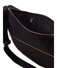 BORBONESE BORBONAIS Sac Hobo LUNA, moyen noir foncé - Sacs pour Femme - 5