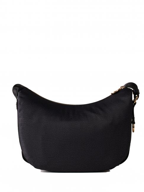 BORBONAIS Sac Hobo LUNA, petit noir foncé - Sacs pour Femme