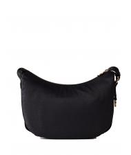 BORBONESE BORBONAIS Sac Hobo LUNA, petit noir foncé - Sacs pour Femme - 4
