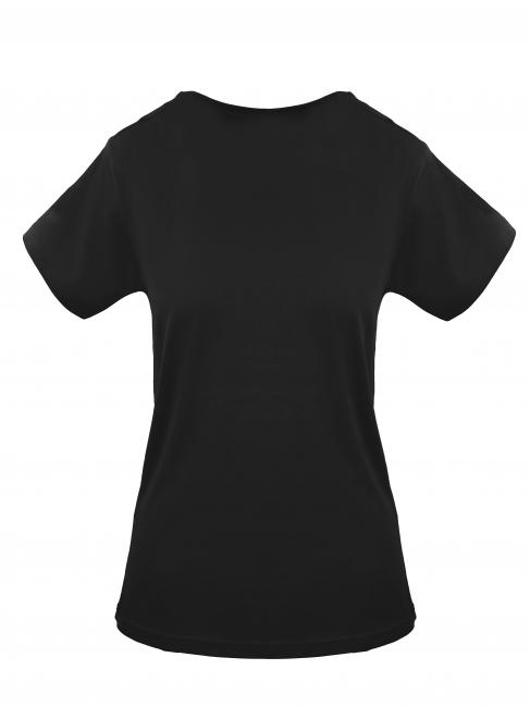 BICOLOR LOGO T-shirt en cotton noir - T-shirt