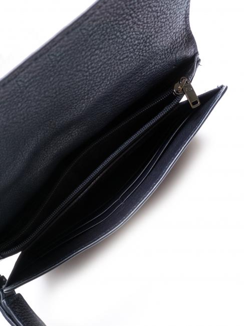 CAMPIONARIO - WOSTOK &Eacute;tui pour t&eacute;l&eacute;phone portable en cuir bleu - Sacs pour Femme