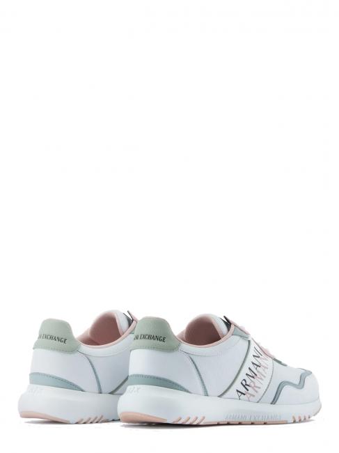 SNEAKERS Donna  op.blanc + rose - Chaussures Femme
