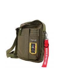 AERONAUTICA MILITARE FRECCE Sac d'&eacute;paule vert - Sacs en Bandouli&egrave;res pour Homme - 3