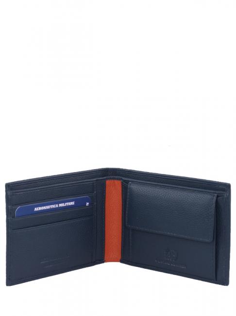 FIGHTER Portefeuille en cuir pour homme bleu - Portefeuilles Homme