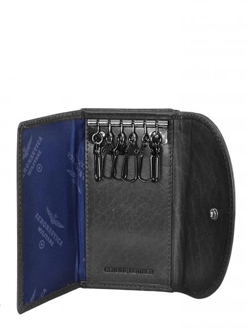 TARGET &Eacute;tui &agrave; cl&eacute;s en cuir Noir - Porte-cl&eacute;s