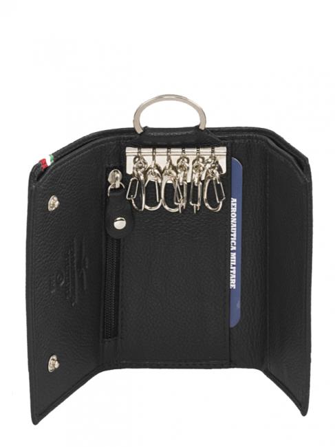 FLAG &Eacute;tui &agrave; cl&eacute;s en cuir Noir - Porte-cl&eacute;s