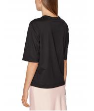 CALVIN KLEIN MESH LOGO T-shirt coupe d&eacute;contract&eacute;e Ck Noir - T-shirt - 2