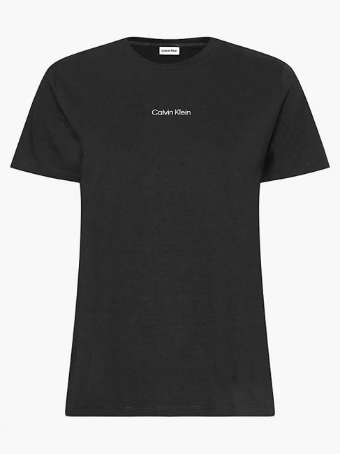 MICRO LOGO T-shirt en coton, coupe classique Ck Noir - T-shirt